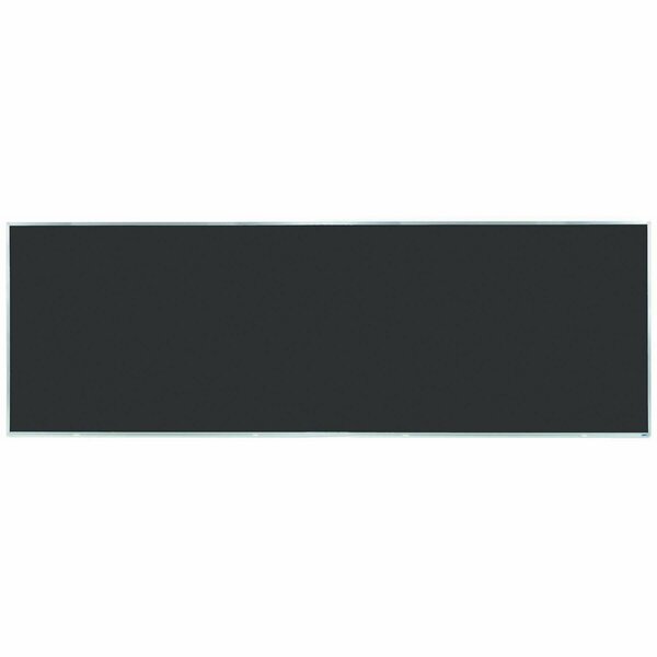 Aarco Composition Chalkboard Satin Anodized Aluminum Frame 48"x144" Black DC48144B